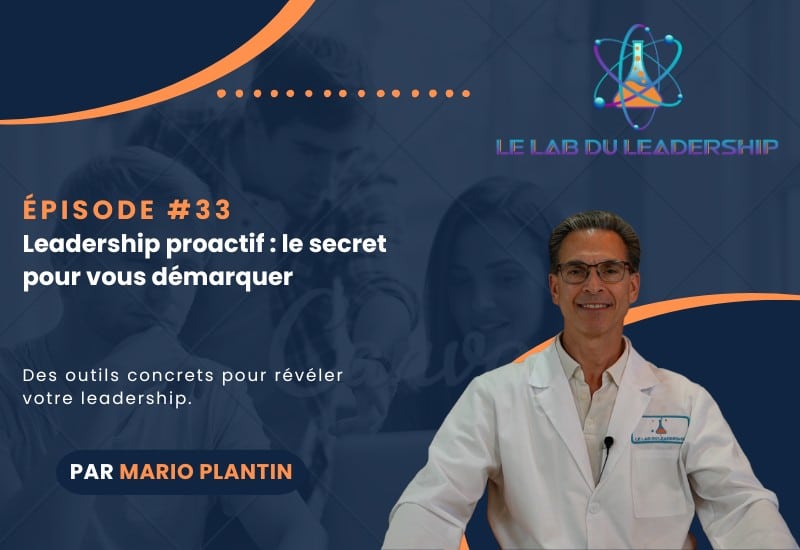Vignette de Mario Plantin pour le LAB du leadership illustrant le concept : « UNE SEULE INITIATIVE ». Le texte doit obligatoirement contenir le mot-clé principal leadership proactif.