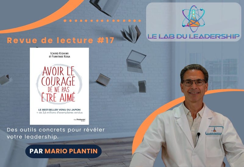Vignette pour la Revue de lecture #17 du LAB du leadership sur la peur du regard des autres et le courage d’être soi.